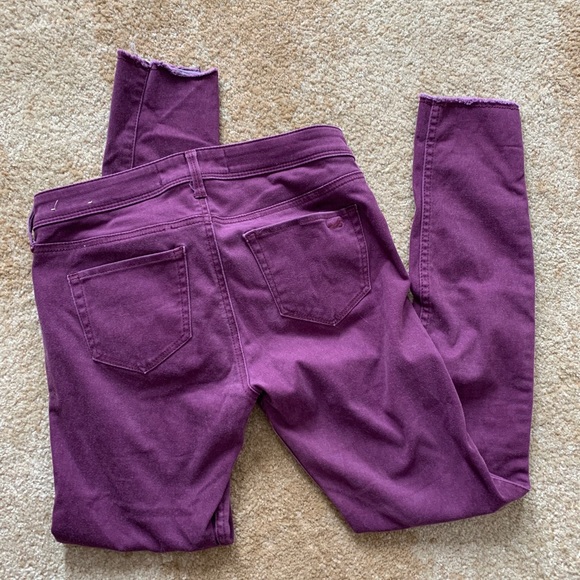 Plum colored Hollister Skinny Jeans - Picture 4 of 4